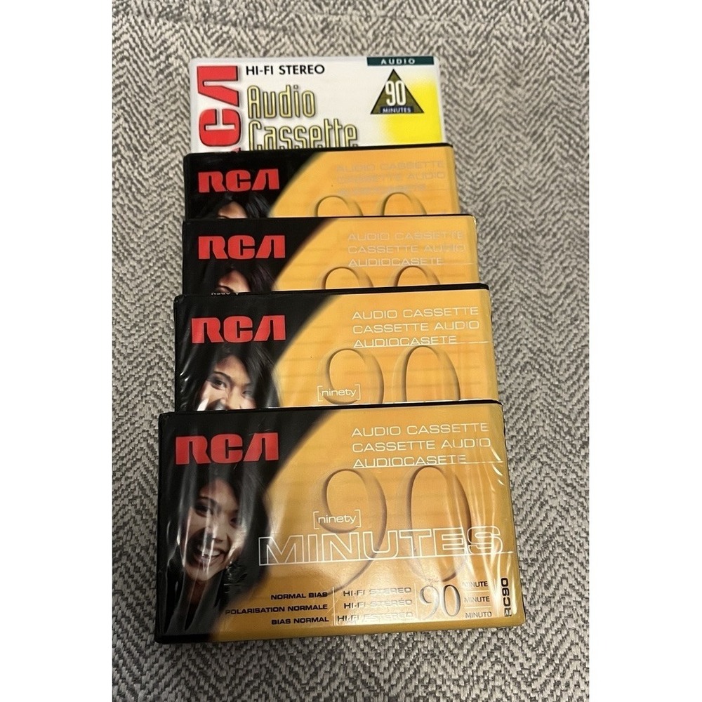Lot Of 5 Cassette Tapes RCA 90 Minute NEW